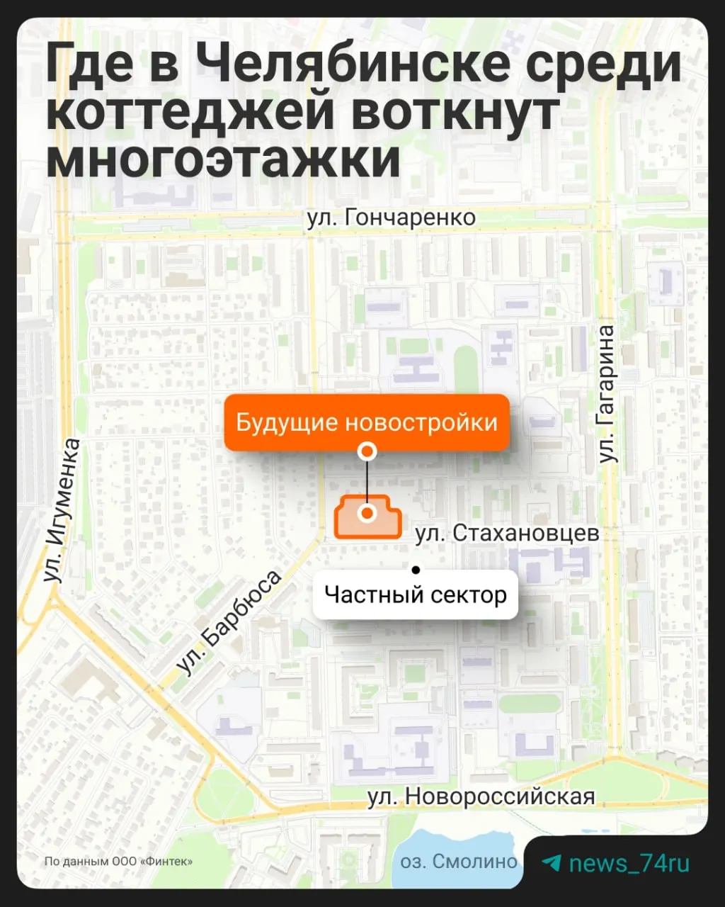 Суд признал законным проект застройки у озера Смолино: вместо малоэтажных домов на границе частного сектора появятся два дома в 7 и 9 этажей. Местные опасаются пробок, дефицита парковок и проблем с коммуникациями.