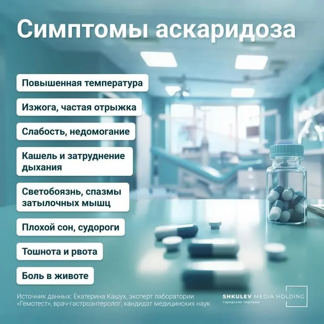 Заболеваемость аскаридозом в регионе выросла на 15% за год. Чаще страдают дети; заражение происходит на дачных участках и через немытые ягоды, овощи и зелень. При симптомах — обратитесь к врачу.