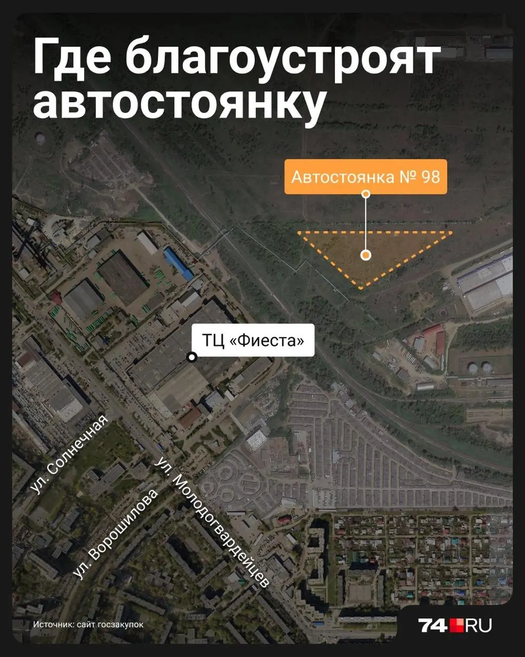 Мэрия заказала обустройство «Автостоянки № 98» на улице Ворошилова: победитель торгов снизил цену с 46,1 до 32,3 млн рублей, работы должны быть выполнены за 60 дней.