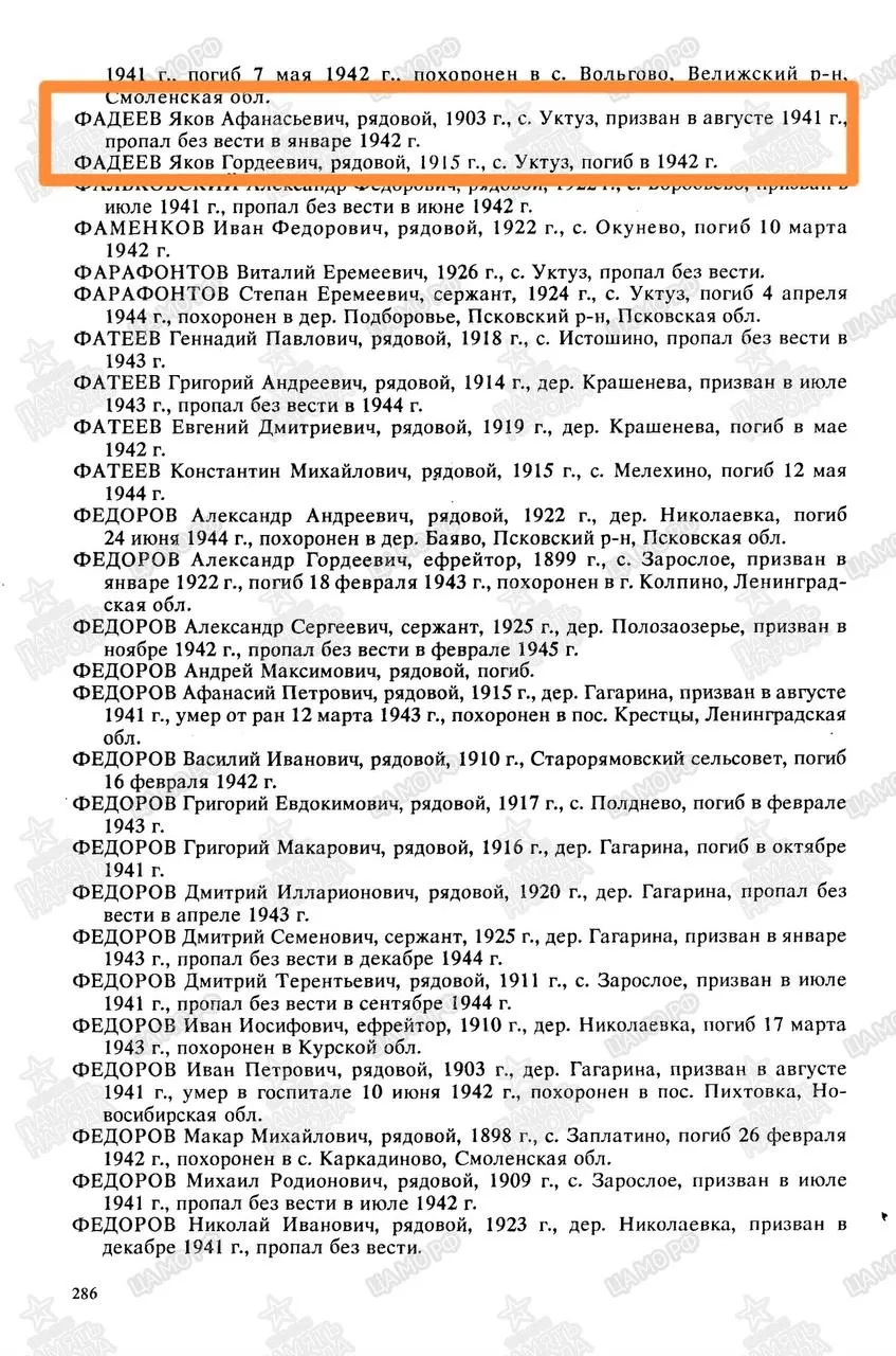 В Подпорожском районе обнаружены останки Якова Афанасьевича Фадеева (1903 г.р.). По медальону установили личность — поисковики просят родственников выйти на связь.