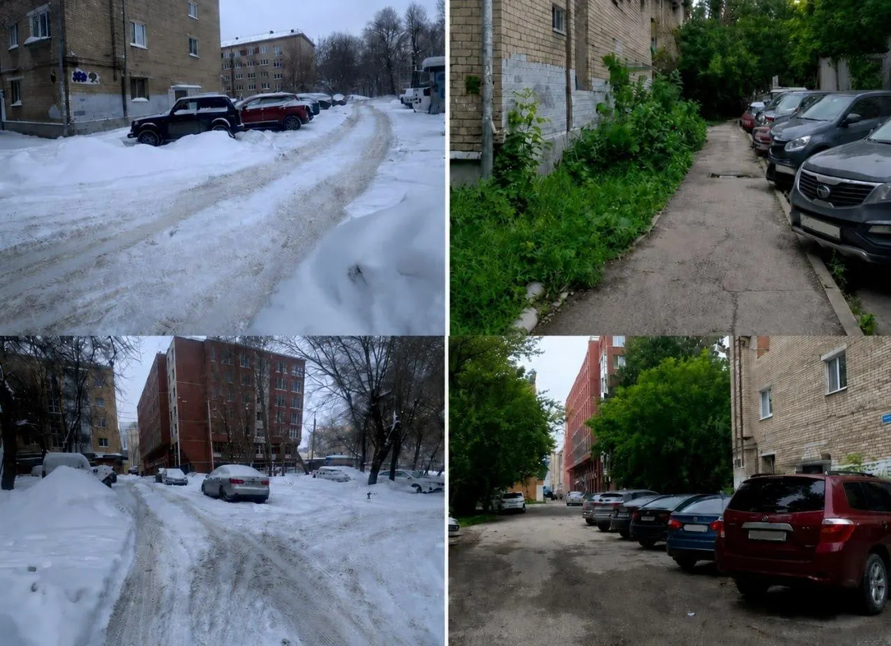 Жительница Перми пожаловалась на неубранный внутриквартальный проезд. В ответе районной администрации говорится, что работы выполнены по графику к 22 июня; к письму приложены фотографии, где снег отсутствует. Ранее горожанам уже присылали фото с «починёнными» элементами, созданные нейросетью.