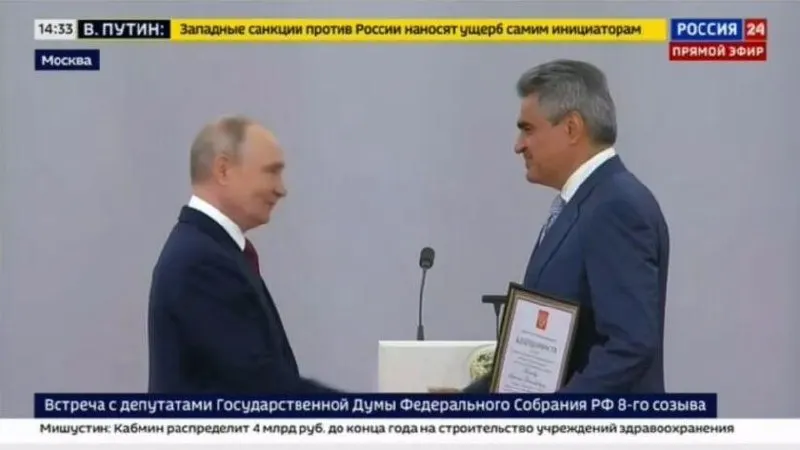Глава партии «Новые Люди» Андрей Нечаев на церемонии награждения депутатов в Кремле заявил, что предстоит приложить дополнительные усилия для победы России в специальной военной операции.