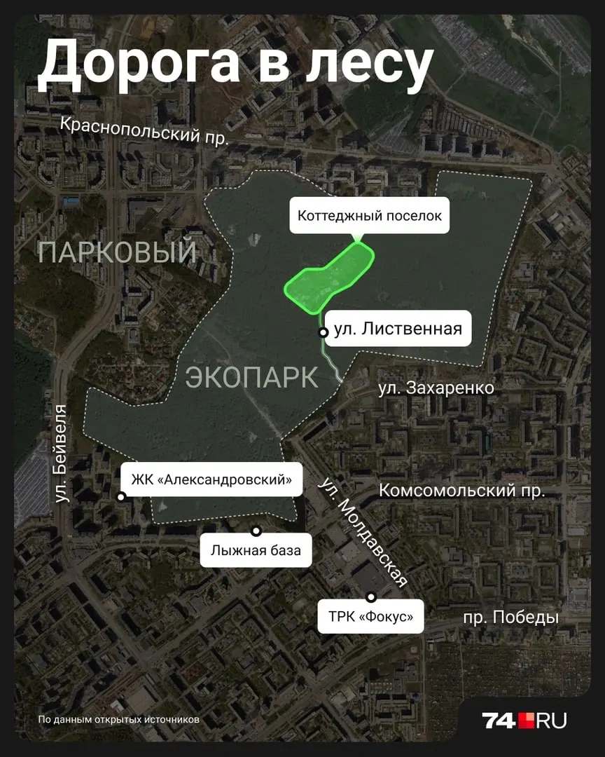 Жители улицы Лиственной обратились к властям с требованием включить их дорогу в проект благоустройства. Соседи и администрация по-разному оценивают необходимость асфальта и статус проезда.