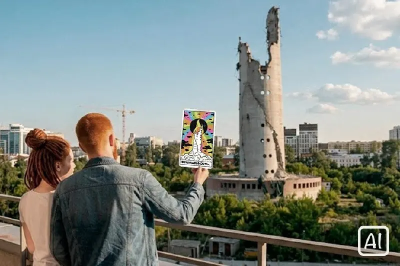 Художник и исследователь уличного искусства Алексей Шахов сделал колоду Таро, где вместо эзотерики — стрит-арт, городские байки и знаковые места Екатеринбурга; карты можно использовать как нестандартный путеводитель.