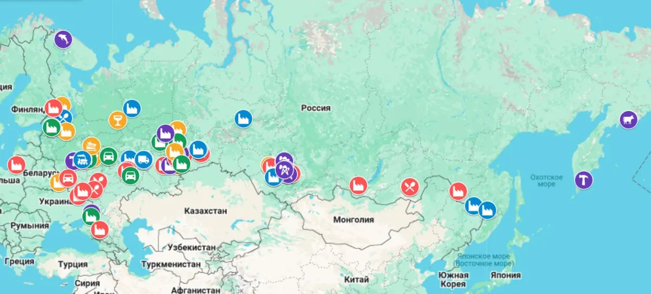 Команда проекта составила интерактивную карту случаев остановок производств, массовых сокращений, задержек зарплат и переводов на сокращённый график. С начала 2026 года число фиксируемых проблем выросло по сравнению с 2025 годом, кризис охватил большинство регионов страны.
