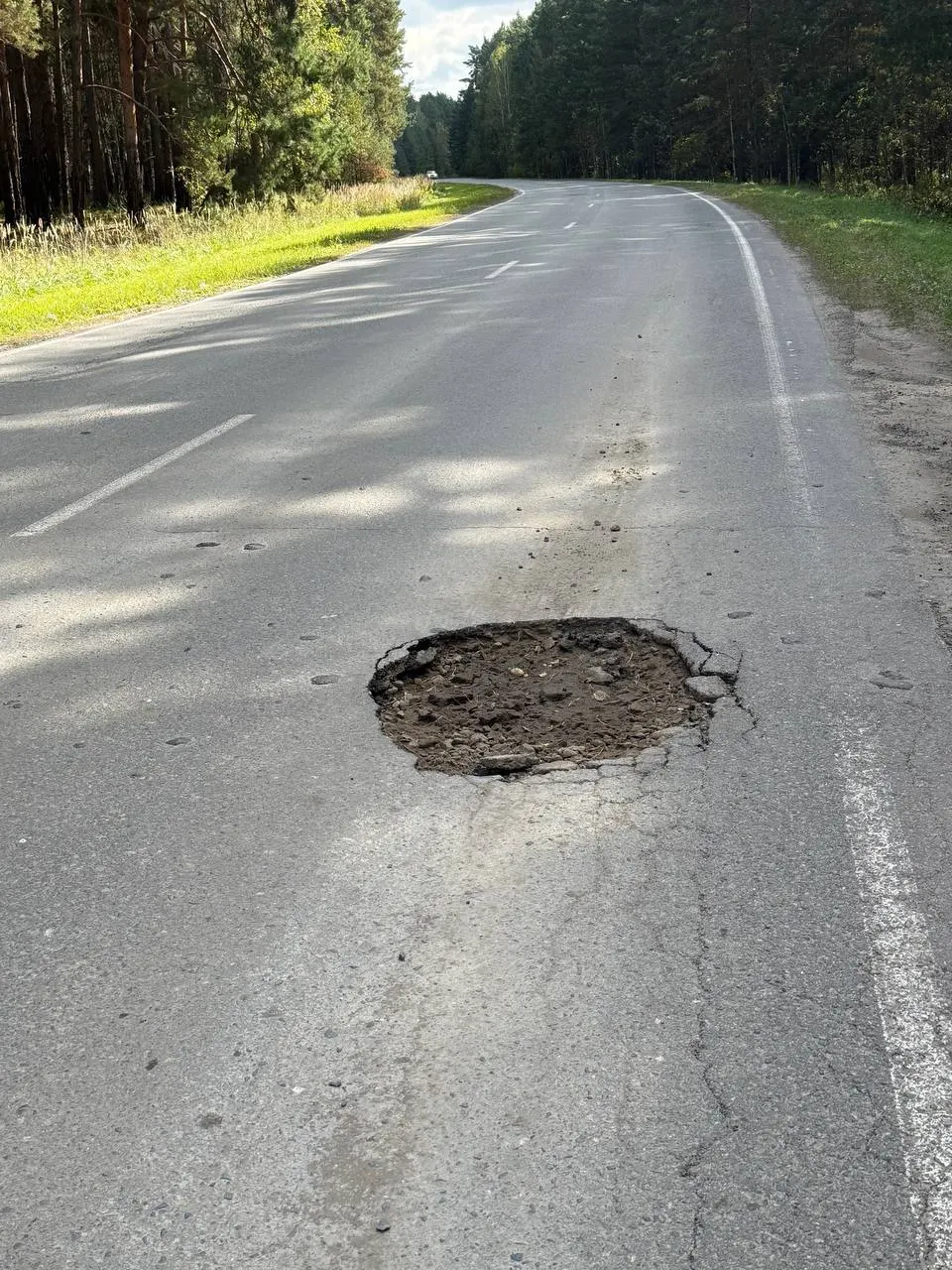 Жители Заводоуковского района жалуются на разрушенное дорожное покрытие на участке между Заводоуковском, Новолыбаево и Сунгурово и требуют ремонта.