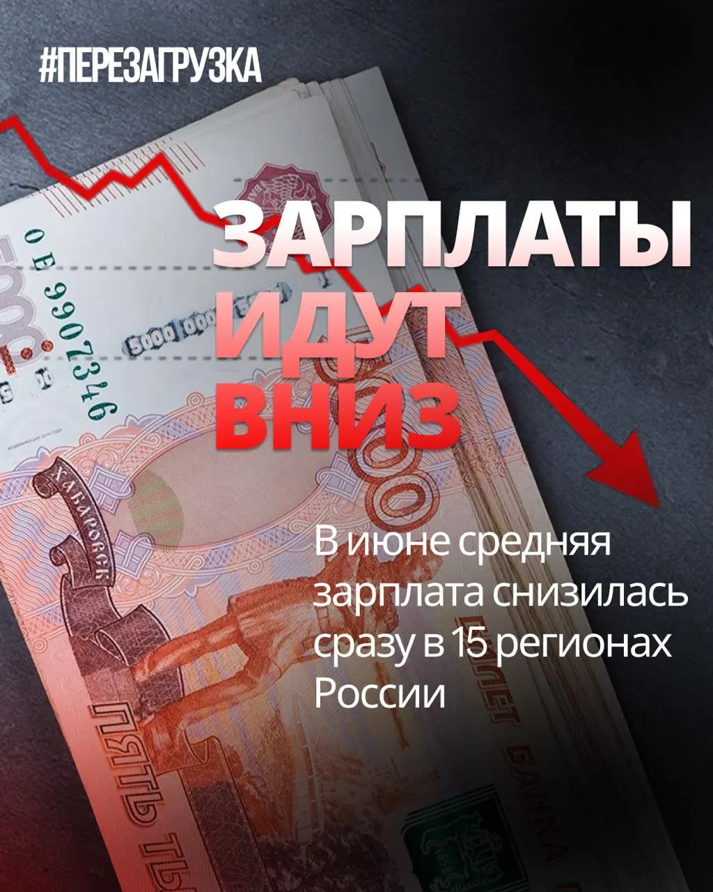 По данным Росстата, в июне номинальная зарплата снизилась в 15 регионах, в отдельных регионах падение достигло до 18%. Инфляция за месяц составила 0,87%, что ухудшает реальный доход.