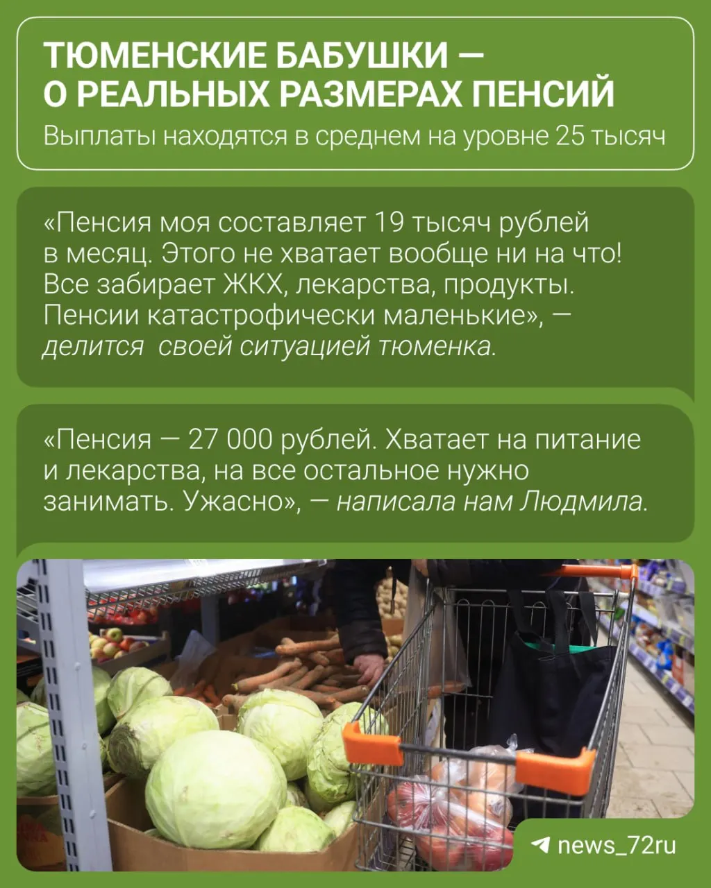 Пенсионеры Тюменской области делятся тем, сколько реально получают по пенсии, и хватает ли им денег на жизнь. Мы публикуем новые истории жителей региона.