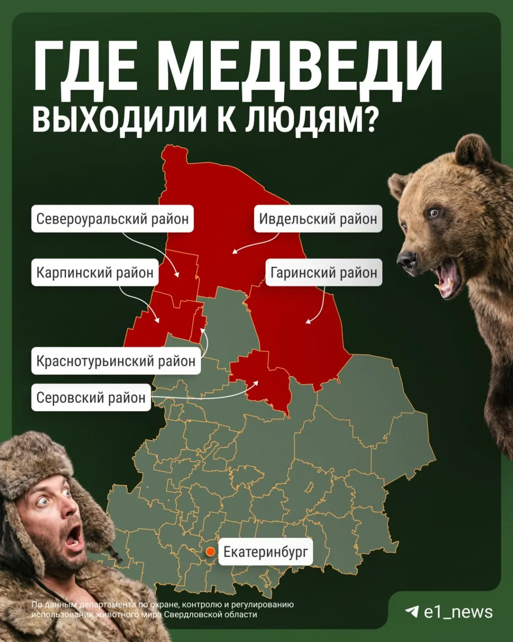 Региональные службы фиксируют рост случаев выхода медведей к людям. Специалисты объясняют причины поведения зверей и призывают жителей соблюдать осторожность.