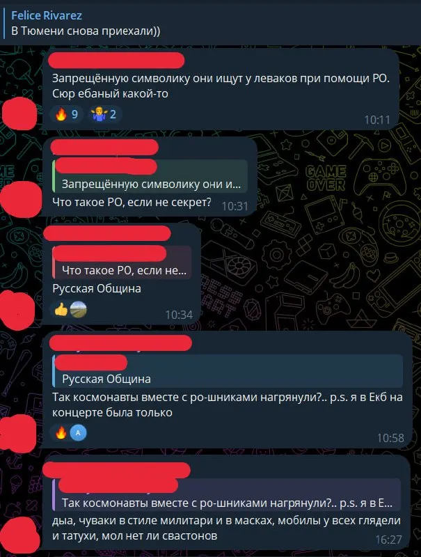 Гости концертов подверглись досмотрам документов и телефонов; в Перми и Тюмени выступления остановлены, часть гастролей аннулирована.