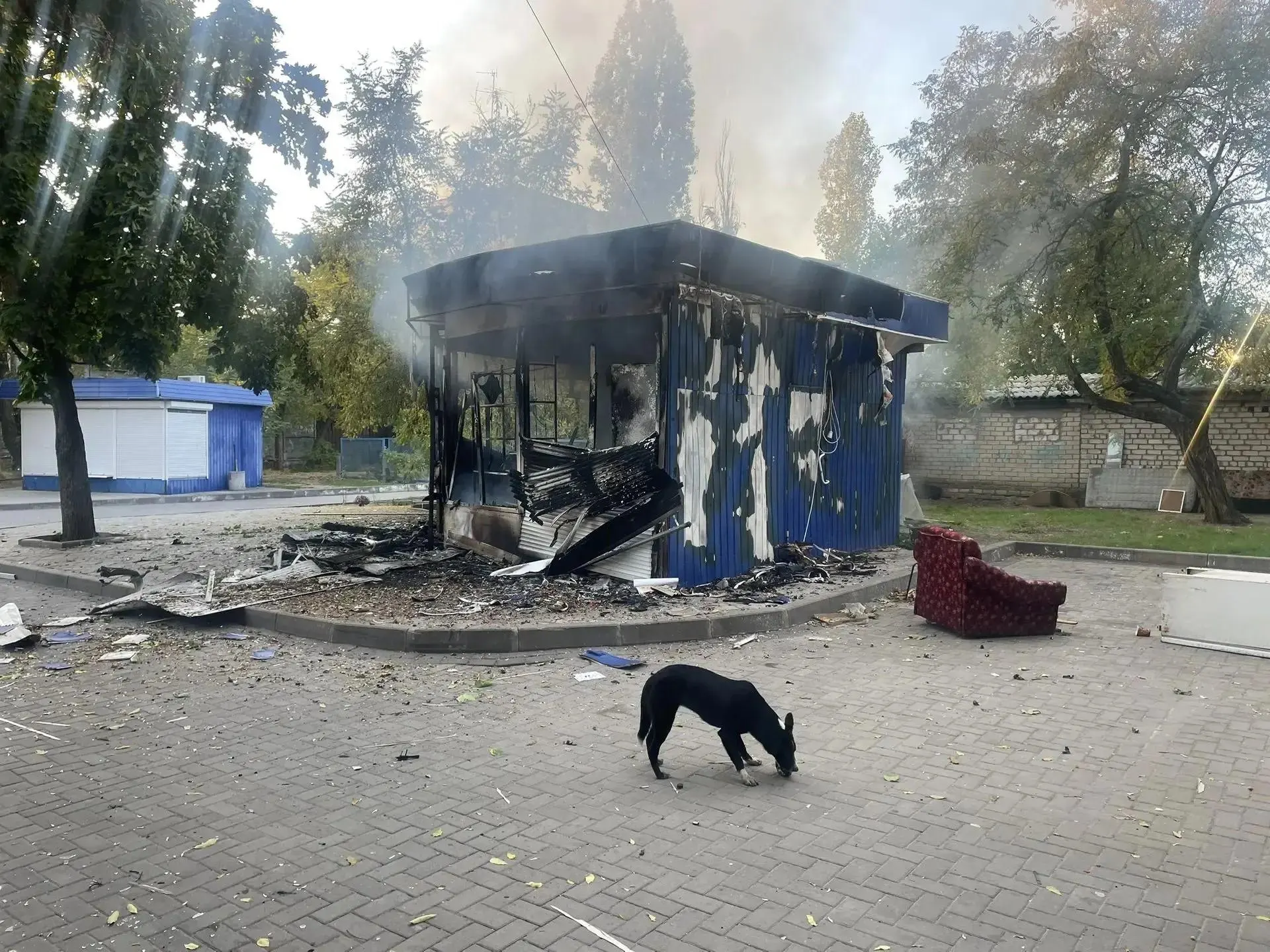 За ночь по территории страны зафиксировано массовое применение беспилотников. Центр — эпицентр ударов; есть погибшие и раненые, зарегистрировано возгорание магазина.